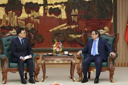 Thủ tướng Phạm Minh Chính tiếp Đại sứ Hàn Quốc