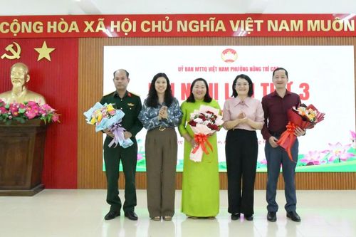 Ủy ban MTTQ phường Nùng Trí Cao tổ chức Hội nghị lần thứ 3 (bất thường)