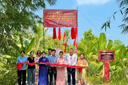 Nhịp cầu 100 triệu đồng góp phần phát triển vùng khó Khánh Lâm
