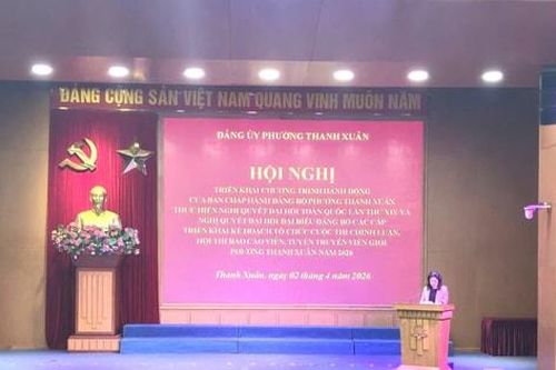 Thanh Xuân: Quán triệt Chương trình hành động thực hiện nghị quyết đại hội Đảng các cấp