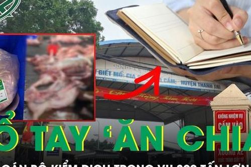Cuốn sổ tay 'ăn chia' của cán bộ thú y lật tẩy đường dây 'phù phép' thịt bẩn thành thịt sạch