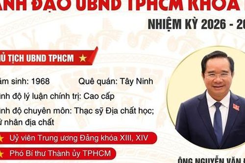 Chân dung lãnh đạo UBND TPHCM nhiệm kỳ 2026-2031