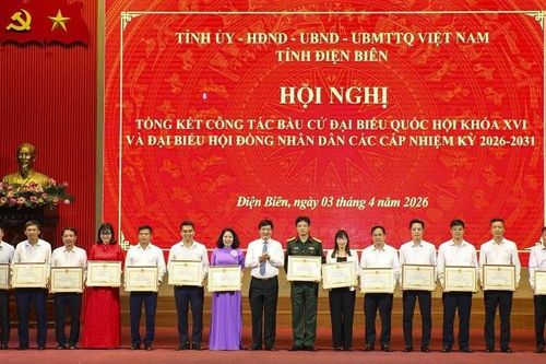 Điện Biên khen thưởng 176 tập thể, cá nhân có thành tích xuất sắc trong công tác bầu cử