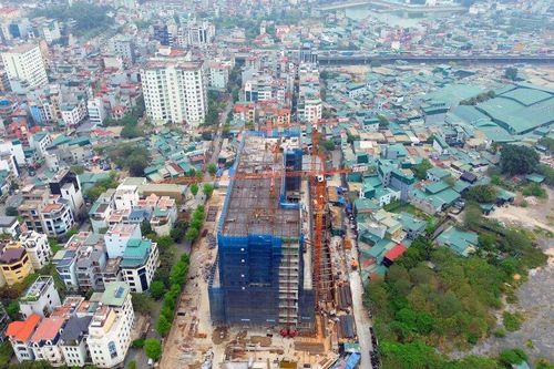 Nhà ở xã hội trong Khu đô thị Hạ Đình sau hơn một năm khởi công