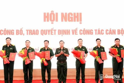 Đại tá Nguyễn Thanh Phong được điều động giữ chức Chính ủy Bộ Chỉ huy Quân sự tỉnh Đồng Nai
