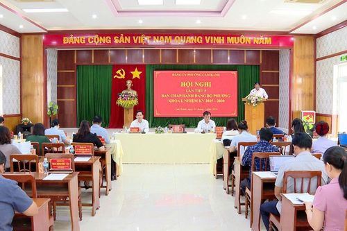 Hội nghị Ban Chấp hành Đảng bộ phường Cam Ranh lần thứ 5