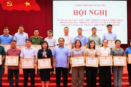 Xã Lục Yên tổng kết phong trào thi đua, khen thưởng năm 2025