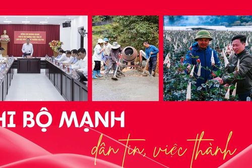 Chi bộ mạnh - dân tin, việc thành