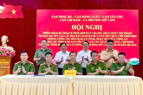 Xã Thác Bà và các địa phương giáp ranh phối hợp phòng, chống ma túy, giữ vững an ninh, trật tự