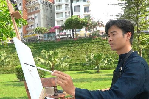 Gặp gỡ họa sĩ trẻ người Giáy - kể chuyện bằng sắc màu vùng cao