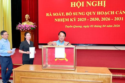 Rà soát, bổ sung quy hoạch các chức danh lãnh đạo cấp ủy, chính quyền tỉnh, nhiệm kỳ 2025-2030, 2026-2031