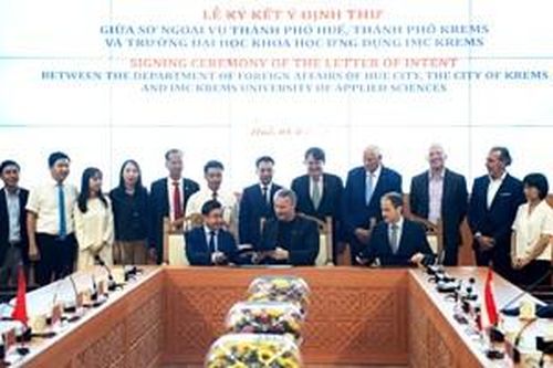 Thúc đẩy hợp tác giữa thành phố Huế và thành phố Krems
