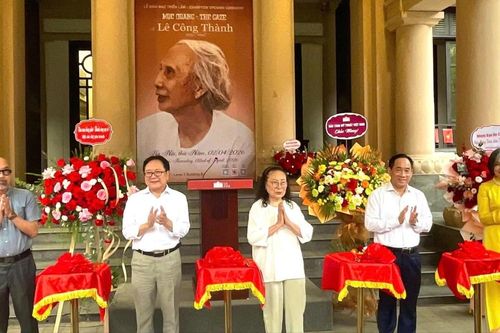 Không gian nghệ thuật tri ân cố họa sĩ Lê Công Thành