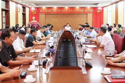 UBND xã Quang Minh giao ban công tác xây dựng chính quyền quý I-2026