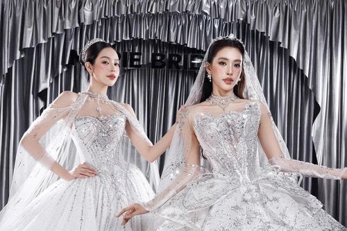 Hoa hậu Tiểu Vy - Thanh Thủy khiến fan xuýt xoa, khen đẹp như công chúa Disney