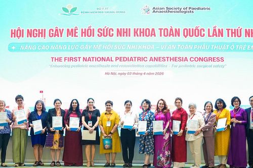 Lần đầu tổ chức Hội nghị Gây mê hồi sức nhi khoa toàn quốc