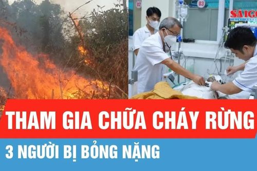 Điện Biên: Thăm hỏi, hỗ trợ 3 bệnh nhân bị bỏng nặng khi tham gia chữa cháy rừng