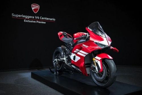 Cận cảnh Ducati Superleggera V4 Centenario, giá dự kiến 4,55 tỷ đồng