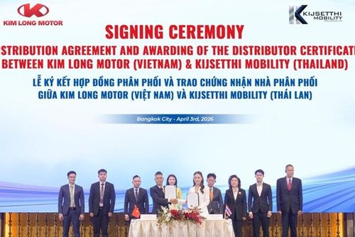 KIM LONG MOTOR khai mở thị trường Thái Lan, dựng mạng lưới phân phối đầu tiên tại Đông Nam Á, gia tăng lợi thế từ nội địa hóa trên 80%