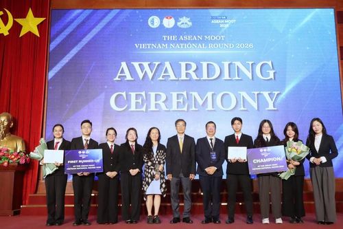 Trường Đại học Luật Hà Nội giành Quán quân Cuộc thi 'ASEAN Moot 2026'