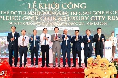 Gia Lai sắp có quần thể đô thị nghỉ dưỡng giải trí và sân golf lớn nhất Tây Nguyên