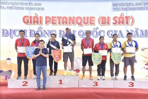 Trao thưởng Giải Bi sắt vô địch đồng đội quốc gia năm 2026