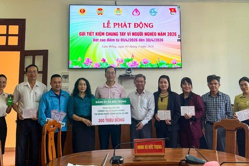 Xã Đức Trọng, Tà Năng hưởng ứng 'Gửi tiết kiệm chung tay vì người nghèo'