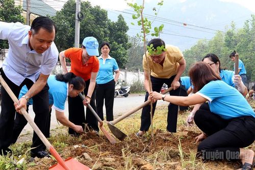 Phường Hà Giang 2 xây dựng tuyến 'Đường hoa phụ nữ'