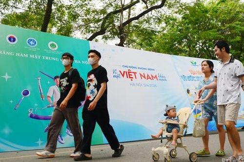 Rộn ràng trước ngày diễn ra Lễ mít tinh Ngày Sức khỏe toàn dân 7/4