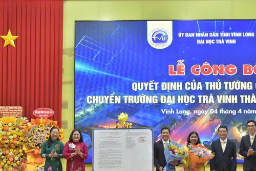 Chuyển Trường ĐH học Trà Vinh thành Đại học Trà Vinh