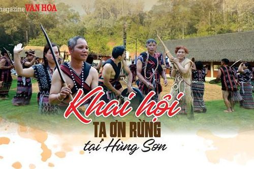 (Emagazine) Khai hội tạ ơn rừng tại Hùng Sơn