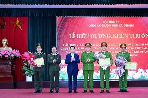 Công an Hải Phòng triệt phá thành công đường dây chế tạo và buôn bán vũ khí lớn