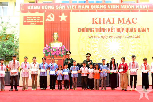 Tổng cục II tổ chức chương trình kết hợp quân dân y tại tỉnh Phú Thọ
