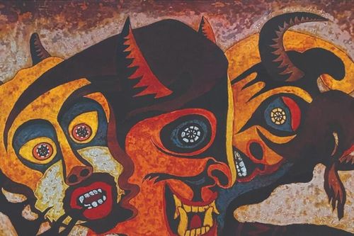 Triển lãm 'Thiêng - Cơtu': Văn hóa Cơtu 'hiện hình' qua ngôn ngữ sơn mài đương đại