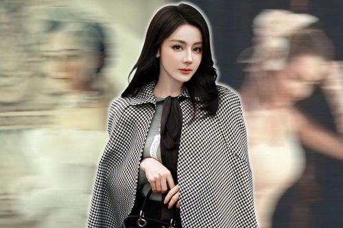 Xôn xao ảnh Địch Lệ Nhiệt Ba mặc váy cưới