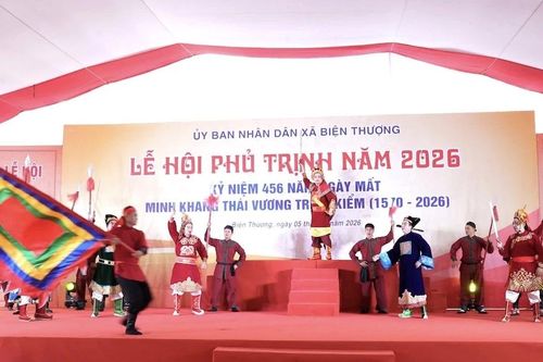 Khai mạc Lễ hội Phủ Trịnh năm 2026, kỷ niệm 456 năm ngày mất Minh Khang Thái vương Trịnh Kiểm