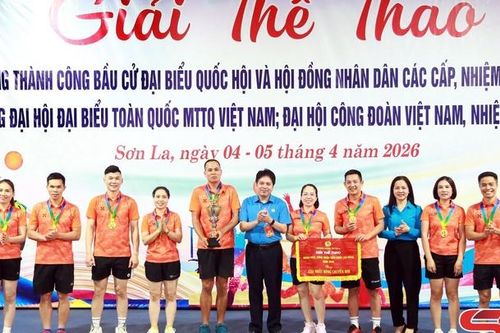 Hơn 200 vận động viên tham gia Giải thể thao Liên đoàn Lao động tỉnh năm 2026