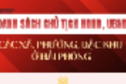 Danh sách 113 Chủ tịch HĐND, UBND các xã, phường, đặc khu của Hải Phòng