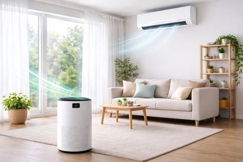 Nhà mát lại sạch nhờ kết hợp điều hòa và máy lọc không khí
