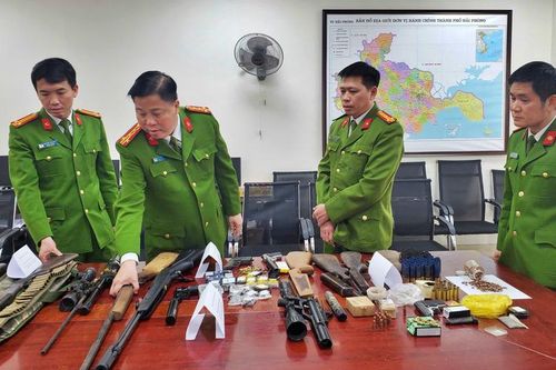 Công an Hải Phòng triệt phá đường dây chế tạo, mua bán, tàng trữ vũ khí, đạn quân dụng quy mô lớn