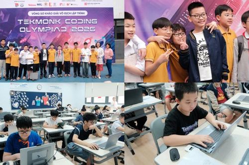 Hà Nội: Hàng ngàn thí sinh tranh tài ở vòng Sơ khảo Tekmonk Coding Olympiad 2026