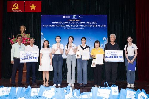 Hoa hậu, Á hậu Miss World Vietnam 2025 trao hơn 140 triệu đồng cho người khuyết tật