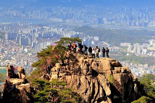Giới trẻ Hàn Quốc rồng rắn lên núi cầu may sau câu nói của thầy phong thủy