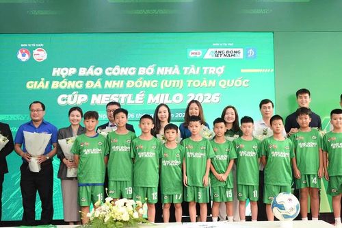 24 đội góp mặt tại Vòng chung kết Giải bóng đá Nhi đồng U11 toàn quốc 2026