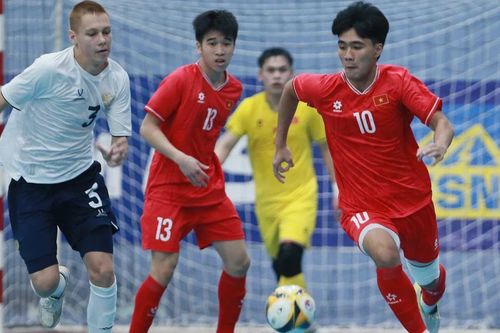 U19 futsal Việt Nam chuẩn bị đấu giao hữu cùng U19 futsal Nga