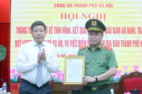 Công an Hà Nội nhận thư khen với những chiến công đặc biệt xuất sắc