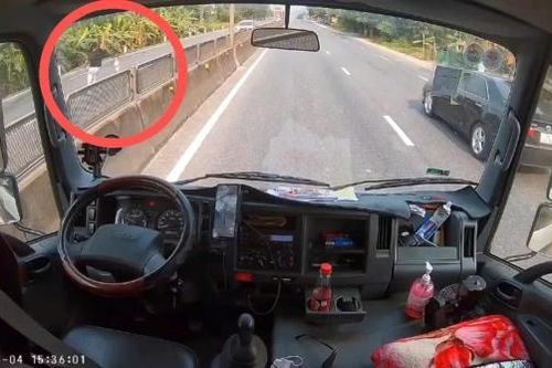 Tài xế xe tải băng qua làn ngược chiều, kịp thời cứu cháu bé giữa đường