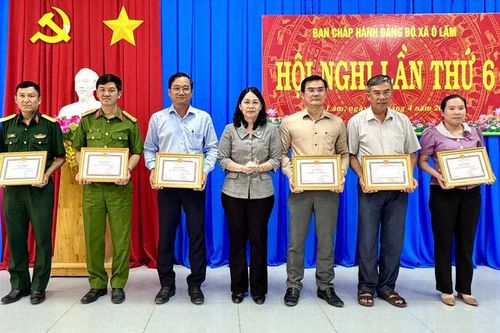 Đảng bộ xã Ô Lâm tổ chức Hội nghị Ban Chấp hành lần thứ 6 sơ kết nhiệm vụ quý I/2026.