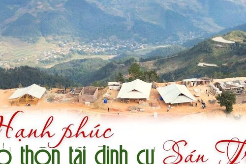 Hạnh phúc ở thôn tái định cư Sán Trá