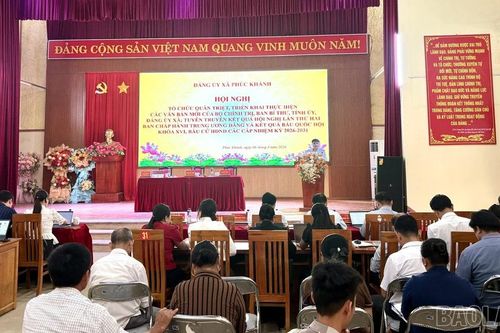 Phúc Khánh quán triệt, triển khai văn bản mới của Trung ương và cấp ủy các cấp